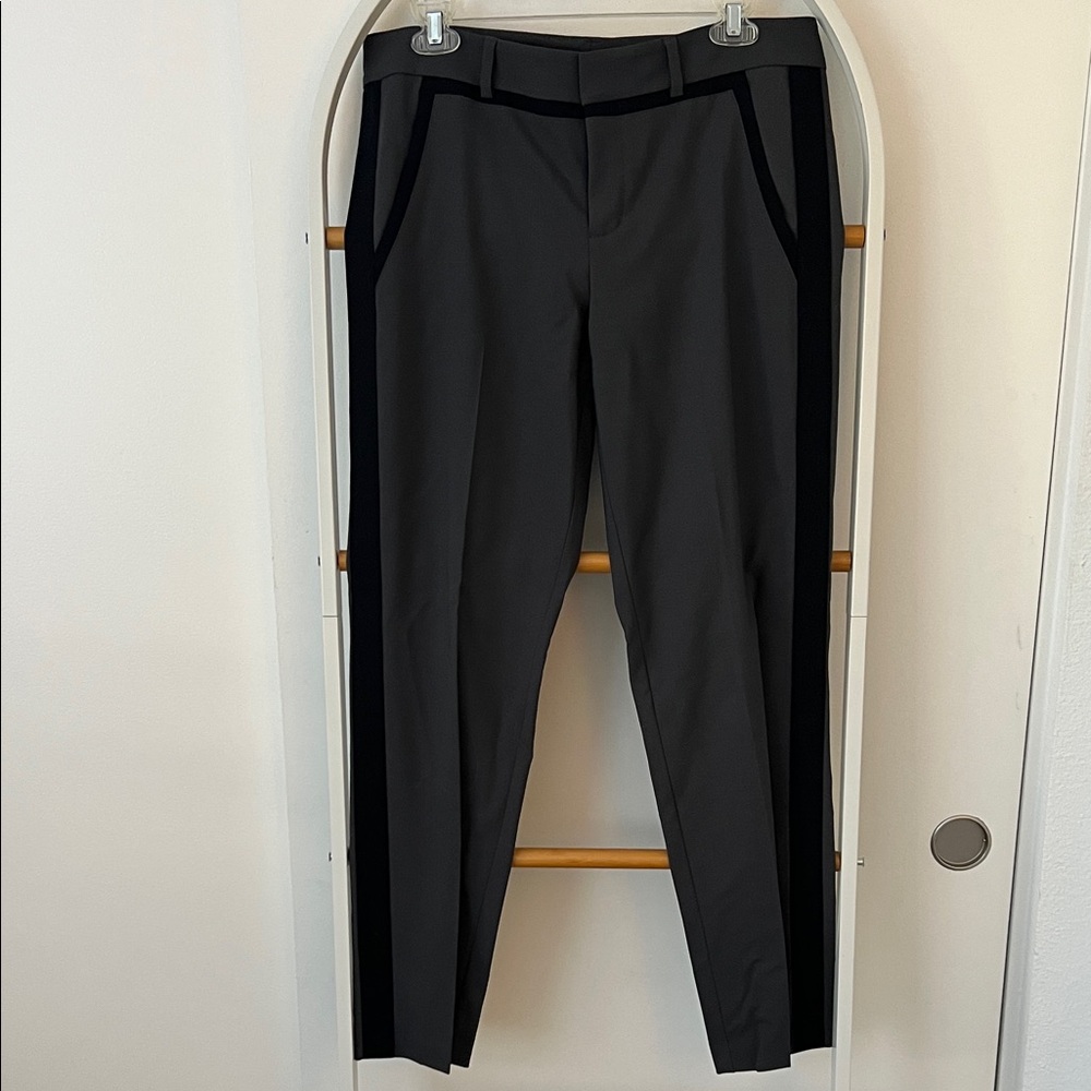 Vince Charcoal and Black Trousers